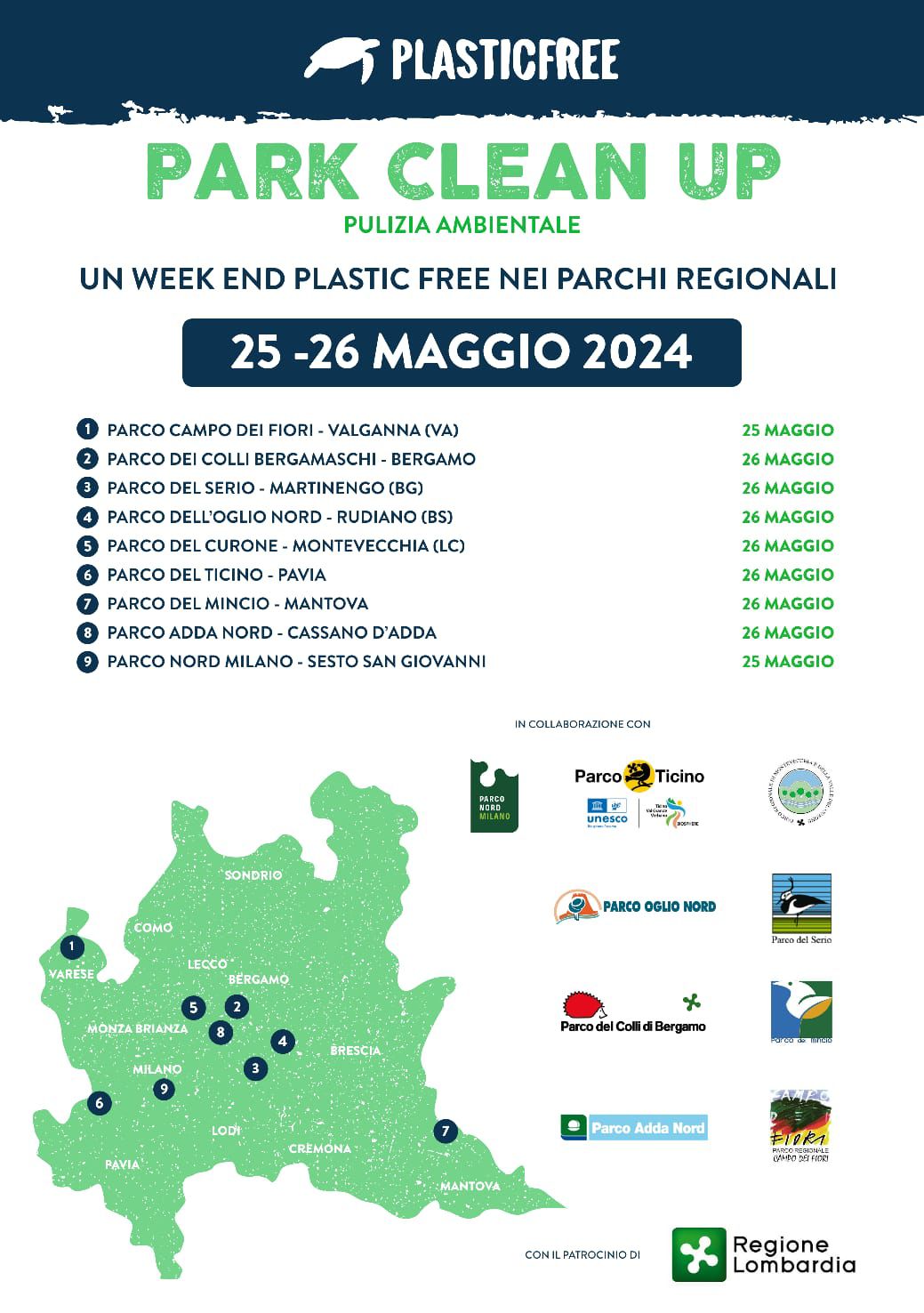 Park Clean Up in Lombardia