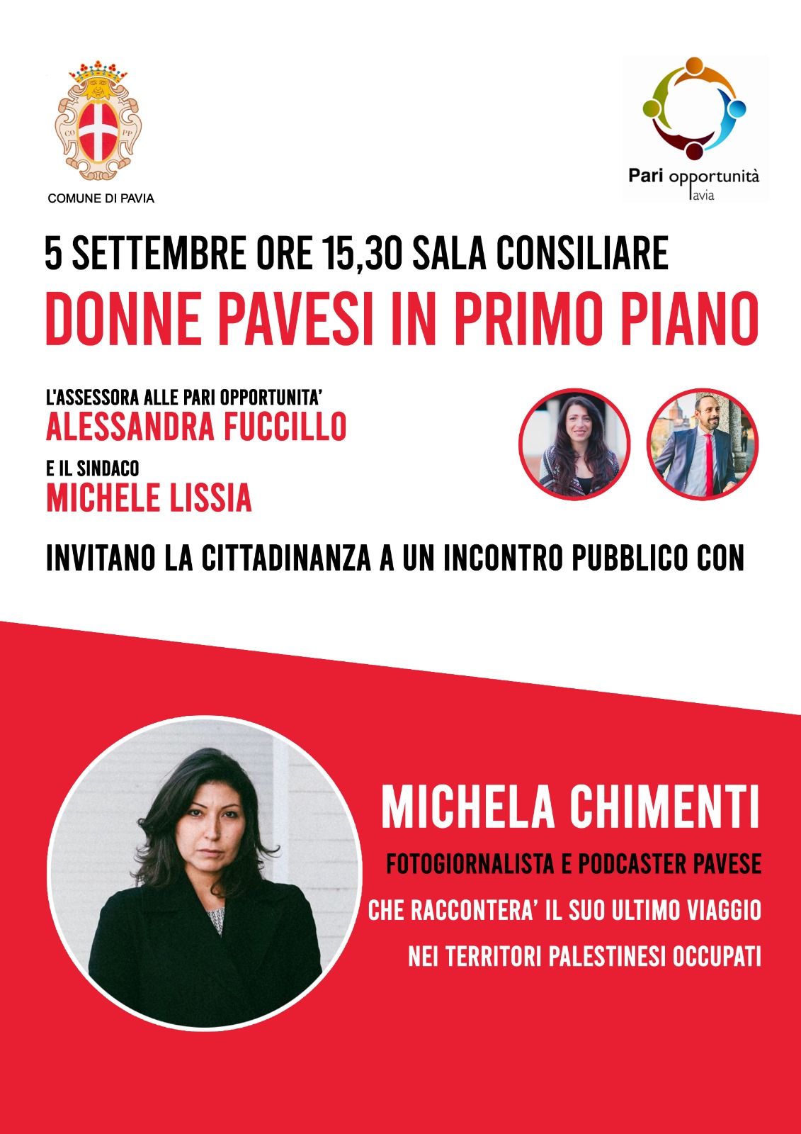 Locandina Incontro con Michela Chimenti, 05/09/2024